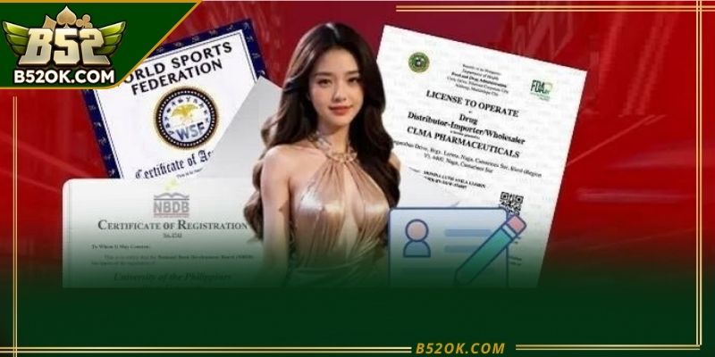 Giấy phép hoạt đông thể hiện trách nhiệm pháp lý