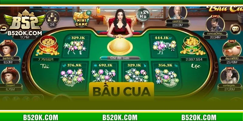 Cá cược Bầu tôm cua cá tại cổng game B52 có luật chơi rất cụ thể